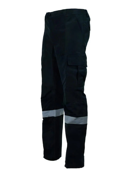 Pantalon Cargo De Trabajo Poplin Con Reflectante