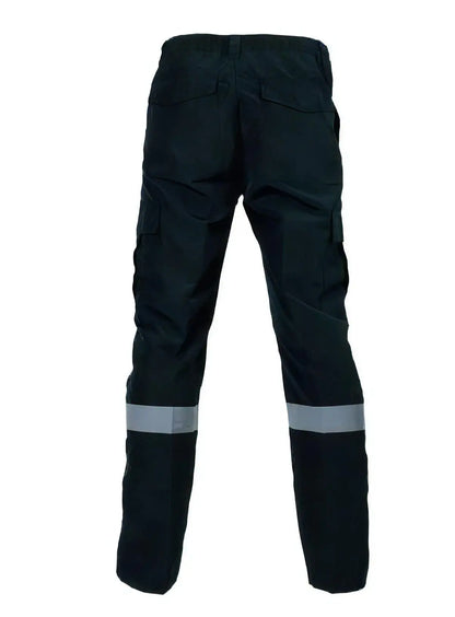 Pantalon Cargo De Trabajo Poplin Con Reflectante